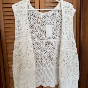 A New Day Cream Knit Vest